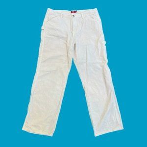 DICKIES Cream Corduroy Pants Size 13/31